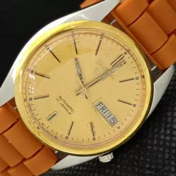 Б/У РЕДКИЕ ВИНТАЖНЫЕ SEIKO 5 AUTO 7009A ЯПОНИЯ МУЖСКИЕ ОРИГИНАЛЬНЫЕ ЧАСЫ С ЦИФЕРБЛАТОМ a413433-2 SKU621a-a413433