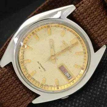 Б/У РЕДКИЕ ВИНТАЖНЫЕ SEIKO 5 AUTO 7009A ЯПОНИЯ МУЖСКИЕ ОРИГИНАЛЬНЫЕ ЧАСЫ С ЦИФЕРБЛАТОМ a413428-2 SKU621a-a413428