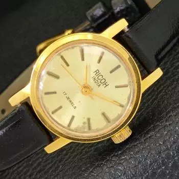 Б/У RICOH ИНДИЙСКИЕ ЖЕНСКИЕ ЧАСЫ С РУЧНЫМ ЗАВОДОМ, ОРИГИНАЛЬНЫЙ ЦИФЕРБЛАТ a432231-2 R110-a432231