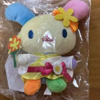 Б/у Sanrio Usahana Happy Lottery Plush Charm Award Набор мягких игрушек-талисманов