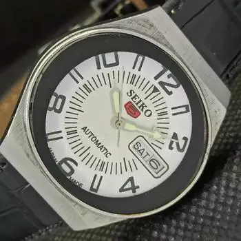 Б/У SEIKO 5 АВТОМАТИЧЕСКИЕ ВИНТАЖНЫЕ ЯПОНСКИЕ МУЖСКИЕ ЧАСЫ ДЕНЬ/ДАТА 532a-a278908-2 SKU532a-a278908-2