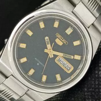 Б/у SEIKO 5 JAPAN МУЖСКИЕ СТАРЫЕ АВТОМАТИЧЕСКИЕ ОРИГИНАЛЬНЫЕ ЧАСЫ a416141-2 R10621f-a416141