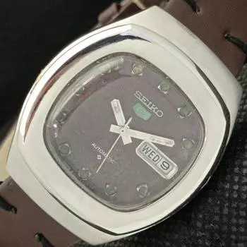 Б/У SEIKO 5 JAPAN OLD MENS AUTOMATIC 6309A НАРУЧНЫЕ ЧАСЫ ОРИГИНАЛЬНЫЙ ЦИФЕРБЛАТ a416109-2 R10621f-a416109