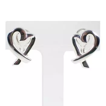[Б/у] Серьги TIFFANY/Tiffany 925 Loving Heart [g353-53]