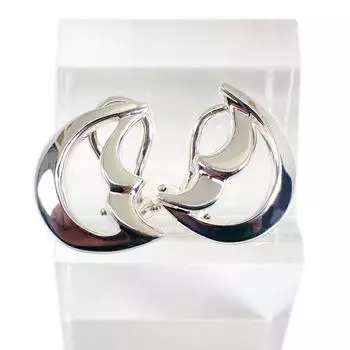 [Б/у] Серьги TIFFANY/Tiffany SV925 Crescent Moon [g377-88]