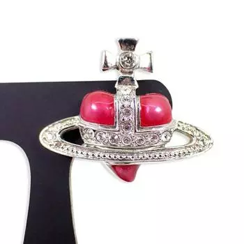 [Б/у] Серьги Vivienne Westwood/Vivienne Westwood Heart Orb Rhinestone Single Ear [g350-84]