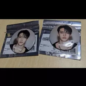 Б/у Stray Kids BANG CHAN YOUR HERO SEASON S GREETINGS MUSEUM Официальный набор значков MD Can ЯПОНИЯ HMV Limited