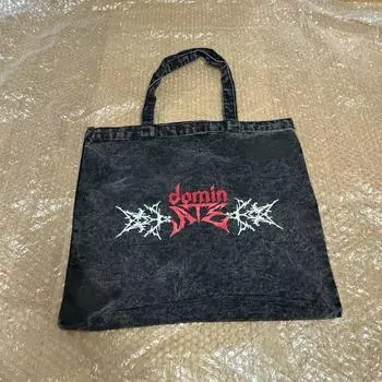 Б/у STRAY KIDS dominATE Official MD DENIM TOTE BAG Limited SINGAPORE WORLD TOUR SKZ