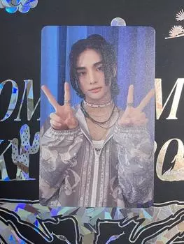 Б/у Stray Kids HYUNJIN ATE HMV Lucky Draw Official Benefit Photo Card Limited ЯПОНИЯ POB