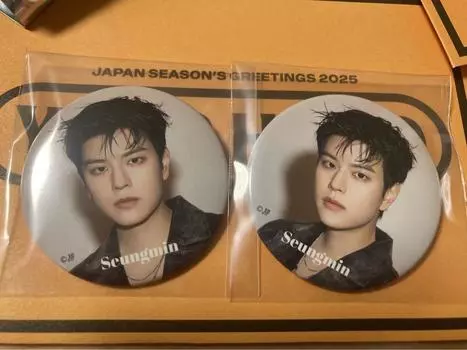 Б/у Stray Kids SEUNGMIN YOUR HERO SEASON S GREETINGS MUSEUM Официальный набор значков MD ЯПОНИЯ HMV Limited