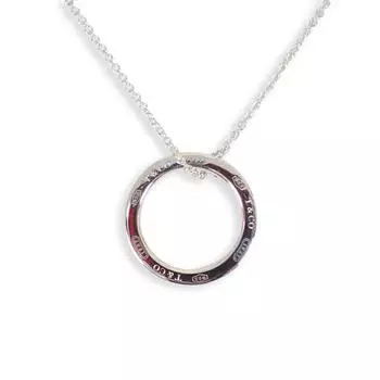 [Б/у] TIFFANY/Tiffany 925 1837 круглый кулон [g340-42]