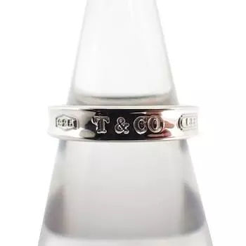 [Б/у] TIFFANY/Tiffany 925 1837 Узкое кольцо Нет. 9 [г397-37]