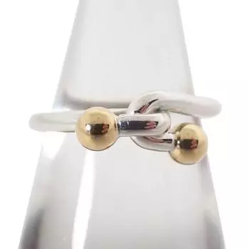 [Б/у] TIFFANY/Tiffany 925/750 Hook & Eye Ring/Нет. 10/г421-83