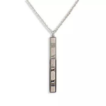 [Б/у] TIFFANY/Tiffany 925 Atlas Bar Подвеска/ожерелье/g401-55