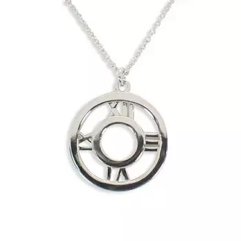 [Б/у] TIFFANY/Tiffany 925 Atlas Медальон Подвеска/Ожерелье/g422-32