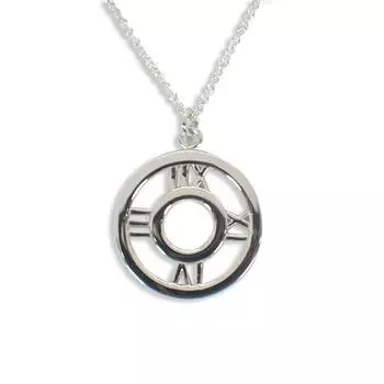 [Б/у] TIFFANY/Tiffany 925 Atlas Медальон Подвеска/Ожерелье/g422-36