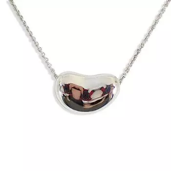 [Б/у] TIFFANY/Tiffany 925 Bean Подвеска/ожерелье [g368-35]