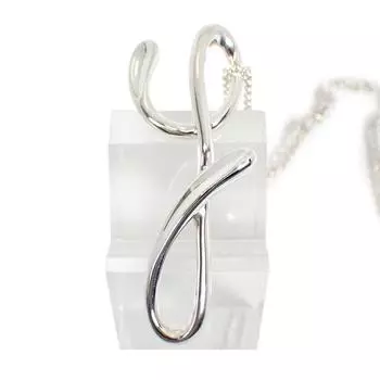 [Б/у] TIFFANY/Tiffany 925 инициал g кулон/ожерелье [g379-49]