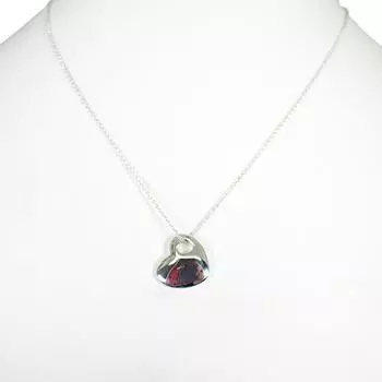 [Б/у] TIFFANY/Tiffany 925 кулон/ожерелье в форме сердца [g346-46]