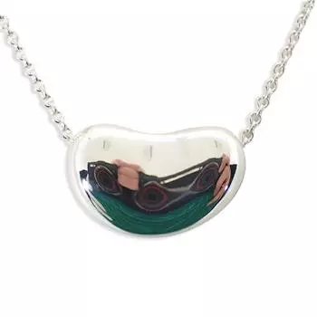 [Б/у] TIFFANY/Tiffany 925 кулон в виде боба/ожерелье/g413-11