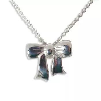 [Б/у] TIFFANY/Tiffany 925 ленточное ожерелье/подвеска/g421-89