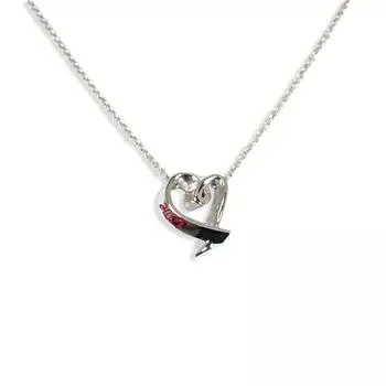 [Б/у] TIFFANY/Tiffany 925 Love Loving Heart Подвеска/ожерелье [g349-55]