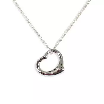 [Б/у] TIFFANY/Tiffany 925 Open Heart Подвеска/ожерелье [g352-31]