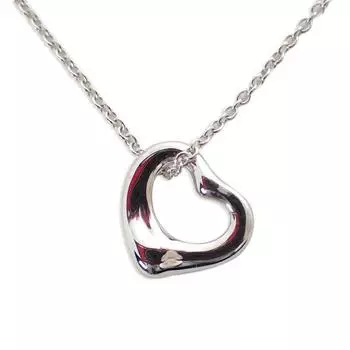 [Б/у] TIFFANY/Tiffany 925 Open Heart Подвеска/ожерелье [g358-8]