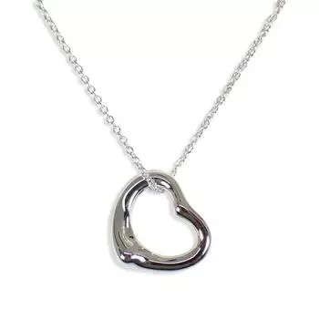 [Б/у] TIFFANY/Tiffany 925 Open Heart Подвеска/ожерелье [g354-68]