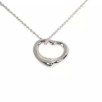 [Б/у] TIFFANY/Tiffany 925 Open Heart Подвеска/ожерелье [g358-1]