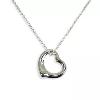 [Б/у] TIFFANY/Tiffany 925 Open Heart Подвеска/ожерелье [g384-49]