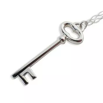 [Б/у] TIFFANY/Tiffany 925 овальная цепочка-ключ/ожерелье/g400-32