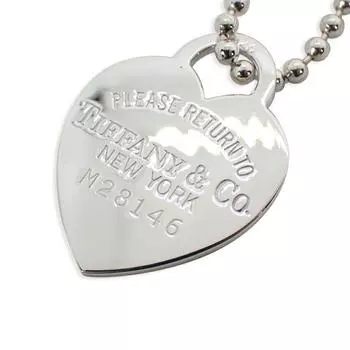 [Б/у] TIFFANY/Tiffany 925 Вернуться к Tiffany Heart Tag Длинный кулон/g412-67