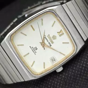 Б/У TITONI COSMO KING ROTOMATIC ШВЕЙЦАРСКИЕ МУЖСКИЕ ЧАСЫ a284419-1 Sku540-a284419