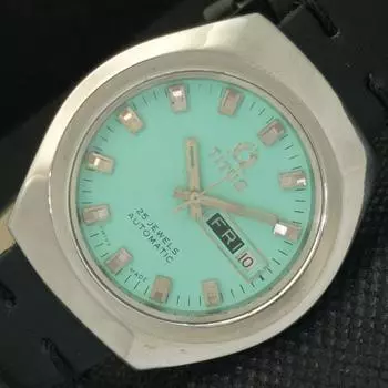 Б/У TITUS АВТОМАТИЧЕСКИЕ ШВЕЙЦАРСКИЕ МУЖСКИЕ ЧАСЫ a311016-1 Артикул 591-a311016