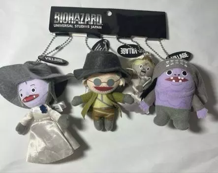 Б/у USJ Resident Evil Village Bio Village плюшевый талисман брелок набор