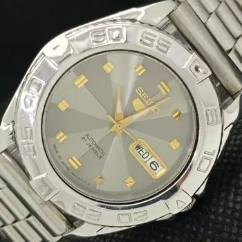 Б/У ВИНТАЖНЫЕ ЧАСЫ SEIKO 5 AUTO 7S26A ЯПОНИЯ МУЖСКИЕ ОРИГИНАЛЬНЫЙ ЦИФЕРБЛАТ 621a-a413436-2 SKU621a-a413436