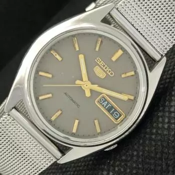 Б/У ВИНТАЖНЫЕ ЧАСЫ SEIKO 5 AUTO 7S26A ЯПОНИЯ МУЖСКИЕ ОРИГИНАЛЬНЫЙ ЦИФЕРБЛАТ 596a-a319305-2 SKU596a-a319305