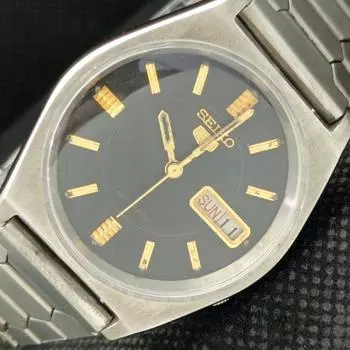 Б/У ВИНТАЖНЫЕ ЧАСЫ SEIKO 5 AUTO 7009A ЯПОНИЯ МУЖСКИЕ ОРИГИНАЛЬНЫЙ ЦИФЕРБЛАТ 621b-a413561-2 SKU621b-a413561