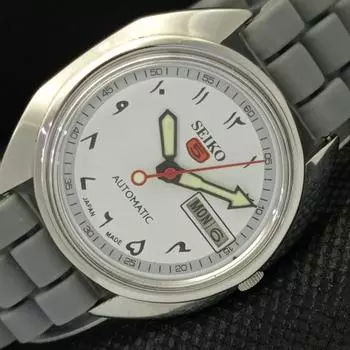 Б/У ВИНТАЖНЫЕ ЧАСЫ SEIKO 5 АВТОМАТИЧЕСКИЕ 7006A ЯПОНИЯ МУЖСКИЕ D/D АРАБСКИЕ ЧАСЫ 594a-a311767-2 SKU594a-a311767