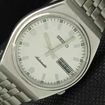 Б/У ВИНТАЖНЫЕ ЧАСЫ SEIKO AUTOMATIC 6309A ЯПОНИЯ МУЖСКИЕ D/D СЕРЕБРЯНЫЕ ЧАСЫ 621e-a415920-2 SKU621e-a415920
