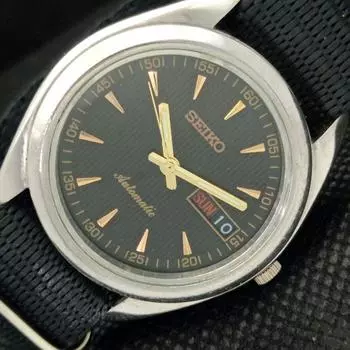 Б/У ВИНТАЖНЫЕ ЧАСЫ SEIKO AUTOMATIC 7S26A ЯПОНИЯ МУЖСКИЕ D/D ЧЕРНЫЕ 608h-a316713-2 SKU608h-a316713
