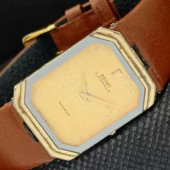 Б/У ВИНТАЖНЫЕ КВАРЦЕВЫЕ МУЖСКИЕ ЧАСЫ SEIKO LASSALE ЯПОНИЯ 584a-a307439-9 SKU584a-a307439