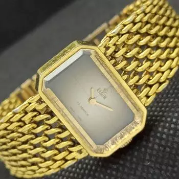 Б/У ВИНТАЖНЫЕ ШВЕЙЦАРСКИЕ ЖЕНСКИЕ ЧАСЫ ELGIN ART DECO a267304-1 Sku00-a267304