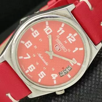 Б/У винтажные автоматические мужские часы SEIKO 5 JAPAN DATE PEACH WATCH 595a-a312305-2 SKU595a-a312305