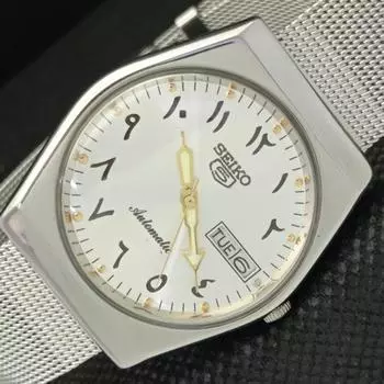 Б/У винтажные часы SEIKO 5 AUTOMATIC 6309A JAPAN MENS D/D ARABIC WATCH 577-a305596-2 SKU577-a305596