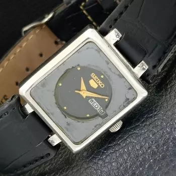 Б/У винтажные часы SEIKO 5 AUTOMATIC 2906A из Японии женские оригинальные часы с циферблатом a433724-2 R118-a433724