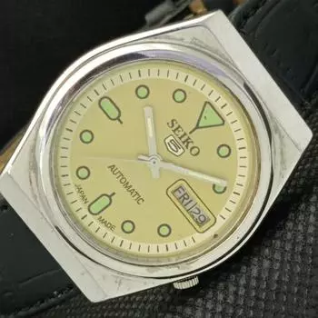 Б/У винтажные часы SEIKO 5 AUTOMATIC 7009A JAPAN MENS D/D GOLDEN WATCH 596-a312738-9 SKU596-a312738