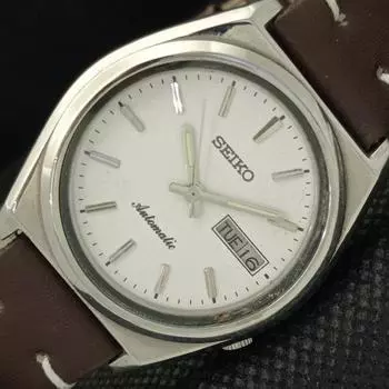 Б/У винтажные часы SEIKO 5 AUTOMATIC 7009A JAPAN MENS D/D SILVER 604-a314012-2 SKU604-a314012