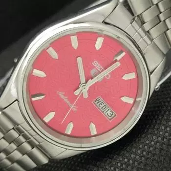 Б/У винтажные часы SEIKO 5 AUTOMATIC 6309A JAPAN MENS D/D RED 621e-a415947-2 SKU621e-a415947